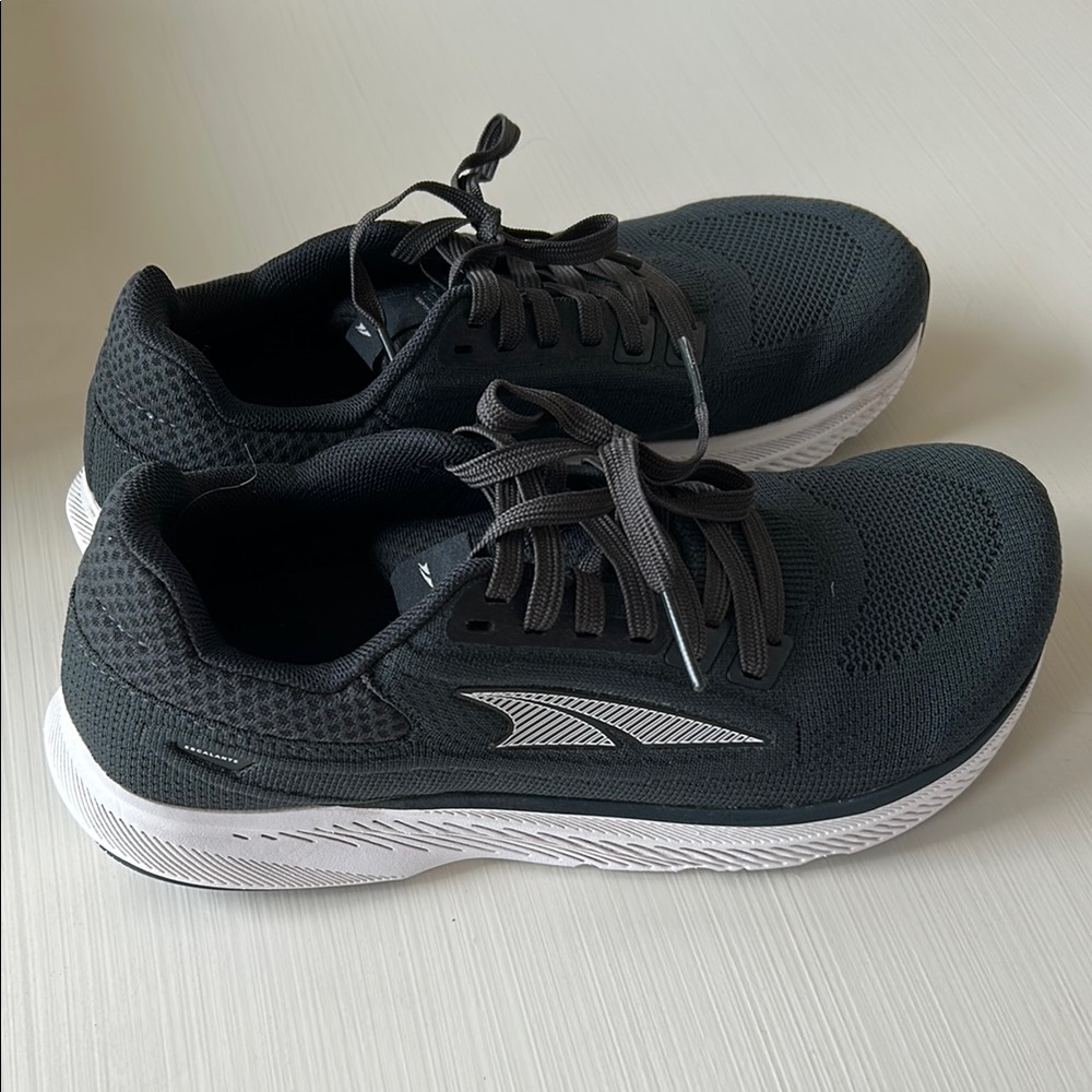 Altra Black and White Running Shoes